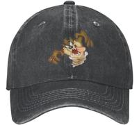 TeysHa Baseball Cap Snapback Sun Hat Men's Punk Unisex Cotton Tasmanians Cartoon Baseball Cap Adult Taz Devil Adjustable Dad Hat for Men Women Hip Hop Gift for Men Women
