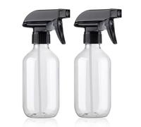 Teyssor Water Spray Bottles 300ml Plastic Empty Spray Bottle with Adjustable Spray Head, Refillable Containers Fine Mist Small Spray for Hair, Gardening, Cleaning