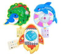 teytoy Hide and Seek Busy Bag, Seek and Find Sensory Hidden Object Search Problem Solving Educational Matching Game Fidgets Toys for Kids 2 Years and Up 3 Pack