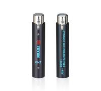 TEYUN Microphone Preamp with 28dB Gain, DM1 Dynamite Active in Line Compact Dynamic Microphone Booster with Preamp, Mic Booster Preamplifier, Active Booster for Dynamic and Ribbon Mics (Q2)