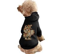 Tezcatlipoca Accordion Lightweight Dog Hoodie Soft Pullover Sweatshirt Warm Pet Clothes for Small Medium Large Dogs Cats