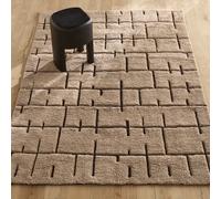 Tézé 93% Wool Hand-Knotted Rug Ash Beige