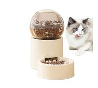 Tezklc Automatic Dog Feeder - Auto Feeding Dispenser for Dogs | Kitten Food and Water Dispenser | for Indoor Living Room Weekend Trip Backyard Patio Home Vacation