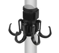 Tezklc Beach Umbrella Hanger, Patio Umbrellas Hooks, Backyard Umbrella Anti-Slip Hook, Camping Pole Mounted Hook Outdoor Umbrella Rope Hanging with 6 Hooks for Towels, Hats, Clothes