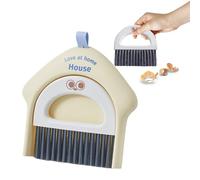 Tezklc Broom Set - Mini Cartoon Sweeping Duster | Broom with Standing Dustpan - for House Kitchen Floor Dorm Garage Indoor Outdoor Keyboard