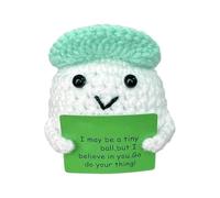 Tezklc Crochet Toys,Golf Ball Knitting Doll | Cute Stuffed Plush Souvenir Small Indoor Decoration for Studio Party Living Room Bedroom Bathroom Home Birthday Christmas