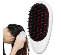 Tezklc Electric Scalp Massager Brush | 5 Modes Battery Operated Vibrating Scalp Massage Comb,Vibration Hair Brush with 2 Massage s, Smart Scalp Massager, Electric Scratcher