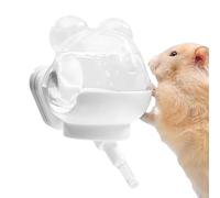 Tezklc Hamster Water Dispenser - Magnetic Hamster Bunny Water Bottle Dispenser - 220ml No Drip Drinker Feeder Pet Supplies for Ferret Hedgehog Chinchilla Gerbil Mice Bunny Feeding