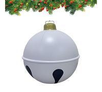 Tezklc Inflatable Christmas Balls - 24 Inch Large PVC Inflatable Decor | Blow Up Ball Ornaments | for Winter Halloween Porch Garden Yard Outdoor Christmas Seasonal Atmosphere