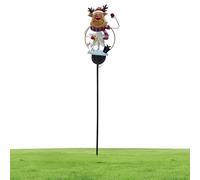 Tezklc Solar Christmas Lights,Ambient Lighting - Solar Powered Christmas Lights Outdoor Decor,Elk Ambient Lighting Garden Lawn Patio Porch Pathway Ground Driveway Party Decorations Holiday Park