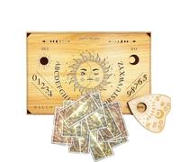 Tezklc Wooden Divination Board,Divination Board - Engraving - for Yoga Room, Meditation, Store, Themed Parties