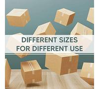 Tezraftaar® 10 x Cardboard Boxes Single Wall 8" x 6" x 4" Moving House Removal Parcel Storage Gift Packaging E- commerce Business Shipping Carton