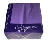 Tezraftaar® 100 x Paper Napkin Disposable Red Serviettes Tissue 40cm x 40cm 2Ply for Parties Catering Weddings Birthday Christmas BBQ Events Travelling Camping Picnic