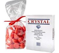 Tezraftaar® 1000 x Plastic Food Storage Bags 5" x 7" 200Gauge Crystal Clear Food Freezing Bags