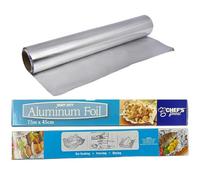 Tezraftaar® 12 x Aluminium Kitchen Catering Tin Foil Roll 450mm x 75m 18" for Hot Food Wrapping Baking Storing