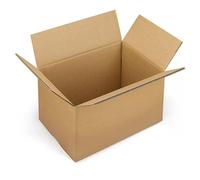Tezraftaar® 2 x Cardboard Boxes for Moving 50cm x 35cm x 55cm Double Wall House Removal Posting Shipping Packaging Carton