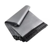 Tezraftaar® 200 x Grey Mailing Bags Self Seal Poly Postal Bags 12" x 16" Strong Waterproof Courier Packaging Envelopes Tear Resistant Polythene for Amazon Online Business Home Office