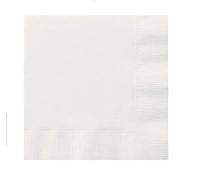 Tezraftaar® 200 x Swantex Paper Napkins Disposable 33cm x 33cm 2Ply White Serviettes Tissue Paper for Catering Supply Tableware Weddings Christmas Birthday Parties