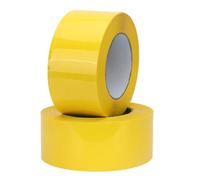 Tezraftaar® 24 x Parcel Packaging Tape 48mm x 66m Yellow Heavy Duty Strong Adhesive Carton Sealing Tape for Parcel House Moving Boxes Packaging