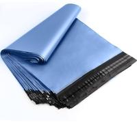 Tezraftaar® 300 x Mailing Bags 9" x 12" Seal and Peel Stripe Blue Poly Postal Parcel Shipping Mailers for Packaging Postage Shoes Cloths