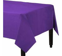 Tezraftaar® 50 x Paper Table Cloths Disposable 90cm x 90cm Purple Square Folded Table Cover for Catering Supply Christmas Birthday Party Restaurants Buffer