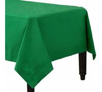 Tezraftaar® 50 x Paper Table Cover 90cm x 90cm Dark Green Disposable Square Folded Table Cloth for Christmas New Year Parties Catering Supply