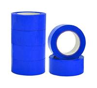 Tezraftaar 6 x Blue Parcel Packaging Tape 48mm x 66m Heavy Duty Strong Adhesive Carton & Box Sealing Packing Tape for Parcel Shipping