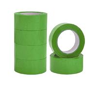 Tezraftaar 6 x Green Parcel Packaging Tape 48mm x 66m Heavy Duty Strong Adhesive Carton & Box Sealing Packing Tape for Parcel Shipping
