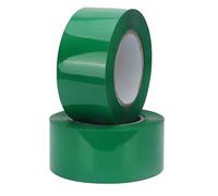 Tezraftaar® 6 x Parcel Packaging Tape 48mm x 66m Green Heavy Duty Strong Adhesive Carton Sealing Tape for Parcel House Moving Boxes Packaging