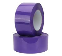Tezraftaar® 6 x Parcel Packaging Tape 48mm x 66m Purple Heavy Duty Strong Adhesive Carton Sealing Tape for Parcel House Moving Boxes Packaging