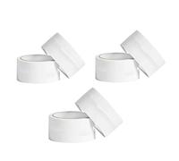 Tezraftaar 6 x White Parcel Packaging Tape 48mm x 66m Heavy Duty Strong Adhesive Carton & Box Sealing Packing Tape for Parcel Shipping