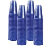 Tezraftaar® 6000 x Disposable Plastic Cups 7oz (180ml) Blue Water Cooler Vending Cup for Christmas Party Catering Supply Weddings