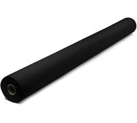Tezraftaar® Paper Banquet Roll 25m x 1.14m Black Disposable Banqueting Roll Table Cover Clothes for Christmas Catering Supply Wedding Birthday