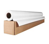 Tezraftaar® Paper Banquet Roll 25m x 1.14m White Disposable Banqueting Roll Table Cover Clothes for Christmas Catering Supply Wedding Birthday