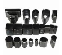 TF Hole Punch, 24/39Pcs Alloy Steel Leather Craft DIY Tool Set, Shapes Included for DIY Leather Craft, Camera Strap, Wallet, Polymer Clay Jewelry