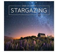 TF PUBLISHING 2025 Stargazing Wall Calendar - Large Grids for Appointments and Scheduling - Vertical Monthly Wall Calendar 2025 - Home and Office Organization - Premium Gloss Paper - 12"x12”