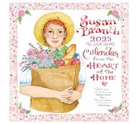 TF PUBLISHING 2025 Susan Branch Wall Calendar - Large Grids for Appointments and Scheduling - Vertical Monthly Wall Calendar 2025 - Home and Office Organization - Premium Matte Paper - 12"x12”