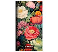 TF Publishing 2026-2027 Vintage Blooms Small Monthly Pocket Planner with 2 Page Large Calendar Grid and Lined Notes Section - 2 Year Pocket Calendar 2026-2027 Perfect for Purse - 3.5in x 6.5in