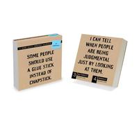 TF Publishing 2026 Anti Affirmations/Daily Sarcasm Daily Desktop Calendar - Home & Office Organization - Small Desk Calendar 2026 w/Full-Color Tear-Off Pages & Standing Cardboard Easel - 5.25x5.25in