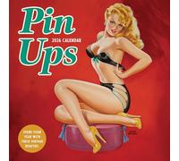 TF Publishing 2026 PinUps Wall Calendar - Large Grids for Appointments and Scheduling - Vertical Monthly Wall Calendar 2026 with Premium Matte Paper for Home and Office Organization - 12in x12in