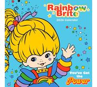 TF Publishing 2026 Rainbow Brite Wall Calendar - Large Grids for Appointments and Scheduling - Vertical Monthly Wall Calendar 2026 with Premium Matte Paper for Home and Office Organization - 12x12in