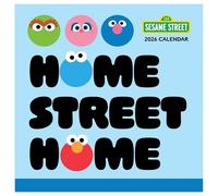 TF Publishing 2026 Sesame Street Mini Calendar with Monthly Grids for Appointments and Scheduling - Vertical Small Wall Calendar 2026 with Premium Matte Paper for Home and Office Organization - 7x7in
