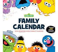 TF Publishing 2026 Sesame Street Wall Calendar - Large Grids for Appointments and Scheduling - Vertical Monthly Wall Calendar 2026 with Premium Matte Paper for Home and Office Organization - 12x12in