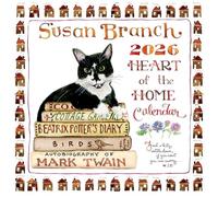 TF Publishing 2026 Susan Branch Wall Calendar - Large Grids for Appointments and Scheduling - Vertical Monthly Wall Calendar 2026 with Premium Matte Paper for Home and Office Organization - 12x12in
