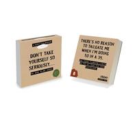 TF Publishing 2027 Anti Affirmations/Daily Sarcasm Daily Desktop Calendar - Small Desk Calendar 2027 with over 300 Full-Color Tear-Off Pages and Standing Cardboard Easel - 5.25 in x 5.25 in