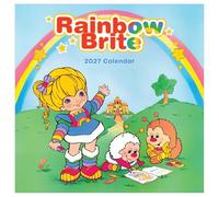 TF Publishing 2027 Rainbow Brite Wall Calendar - 12 x 12 inches | Premium Matte Paper, Vertical Monthly Wall Calendar 2027 with Large Grids for Appointments and Scheduling