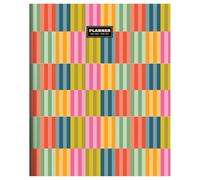 TF Publishing July 2026 - June 2027 Blocked Colors Large Monthly Planner with Thick Paper - 12 Month Academic Planner 2026-2027 with 2-Page Spreads, Large Calendar Grids and Prompts - 9in x 11in