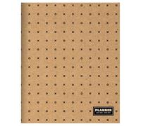 TF Publishing July 2026 - June 2027 Kraft Dot Medium Monthly Planner - 12 Month Academic Planner 2026-2027 with 2-Page Spreads, Monthly Calendar Grids and Planning Prompts - 6.5 in x 8 in