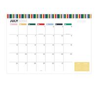 TF Publishing July 2026 - June 2027 Long Weekend Medium Desk Pad Monthly Blotter Calendar with Premium Paper Tear-Off Pages - 12 Month Academic Year Wall or Desk Calendar 2026-2027 - 17 in x 12 in