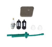 TF tooloflife Lawn Mower Petrol Filter Fuel Hose Pipe Service Kits Primer Bulb Spark Plugs Fits STIHL FS38 FS45 FS46 FS55 KM55 KM55C Trimmer Brush Cutter Strimmer Gasoline Chainsaw